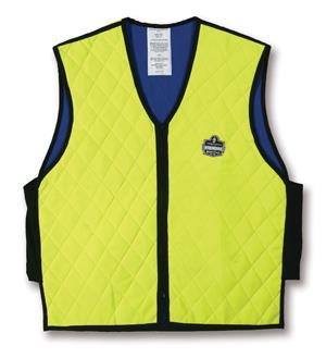 CHILL-ITS LIME EVAPORATIVE COOLING VEST - Cooling Apparel and Accessories